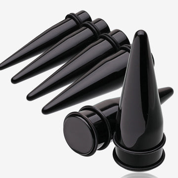 1/2" to 1 Inch Acrylic UV Large Ear Stretching Taper Kit